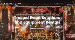 Desktop Screenshot of onstagesystems.com