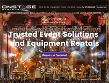 Tablet Screenshot of onstagesystems.com